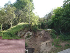 Felssturz bei Wohnhaus 2